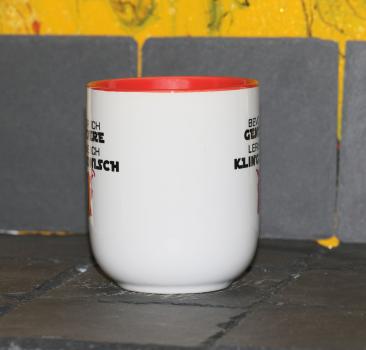 Tasse mit Spruch "BEVOR ICH GENDERE LEHRNE ICH KLINGONISCH"
